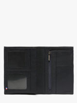 Portefeuille Madras Cuir Etrier Bleu madras EMAD442-vue-porte