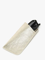 Sunglass Case Etincelle Irise Leather Etrier Gold etincelle irisee EETI5017-vue-porte