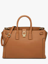 Sac  Main L Equestre Cuir Etrier Marron equestre EEQT142L