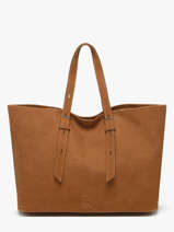Shopping Bag Cavalier Nubuck Leather Etrier Brown cavalier nubuck ECAN127M