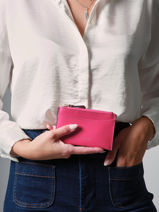 Card Holder Altair Leather Etrier Pink altair EALA094M-vue-porte