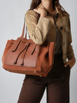 Cabas Brumby Etrier Marron brumby EBRU150L-vue-porte