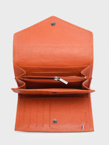 Portefeuille Madras Cuir Etrier Orange madras EMAD469-vue-porte