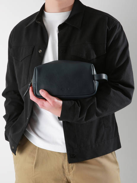 Leather Flandres Toiletry Kit Etrier Blue flandres EFLA920M other view 1